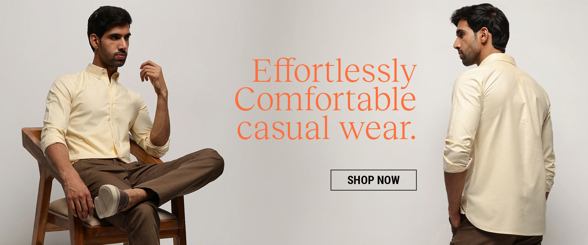 Comfortable men's casual wear