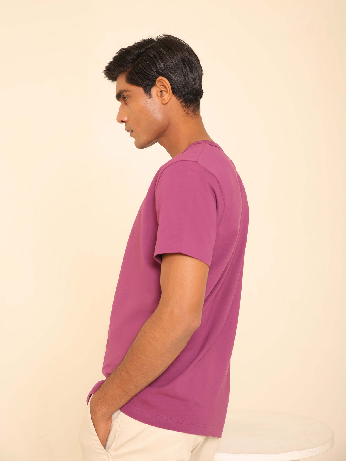 4-Way Stretch T-Shirt in Purple