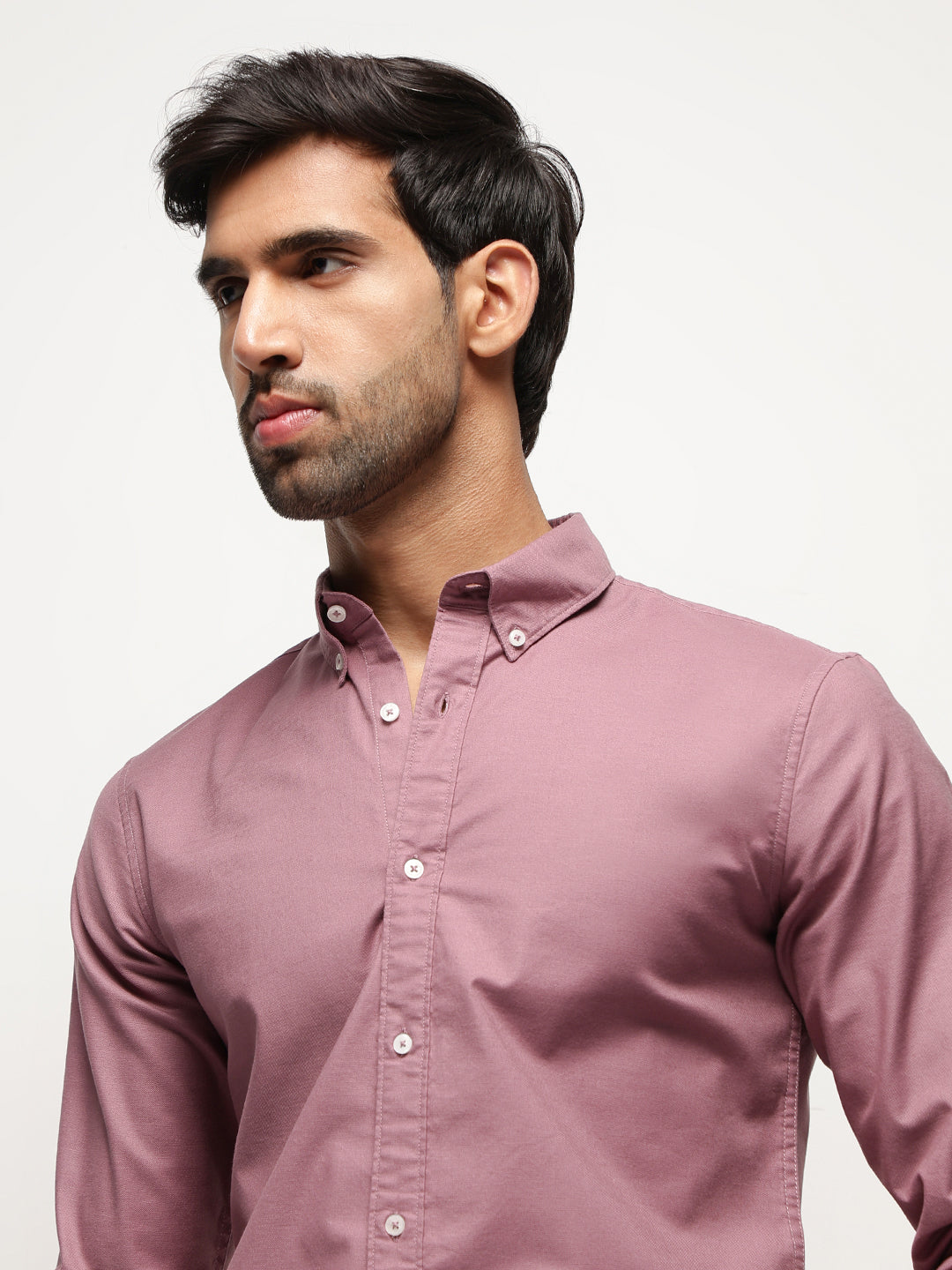 OxfordFlex™ Shirt in Roseberry-Slim Fit