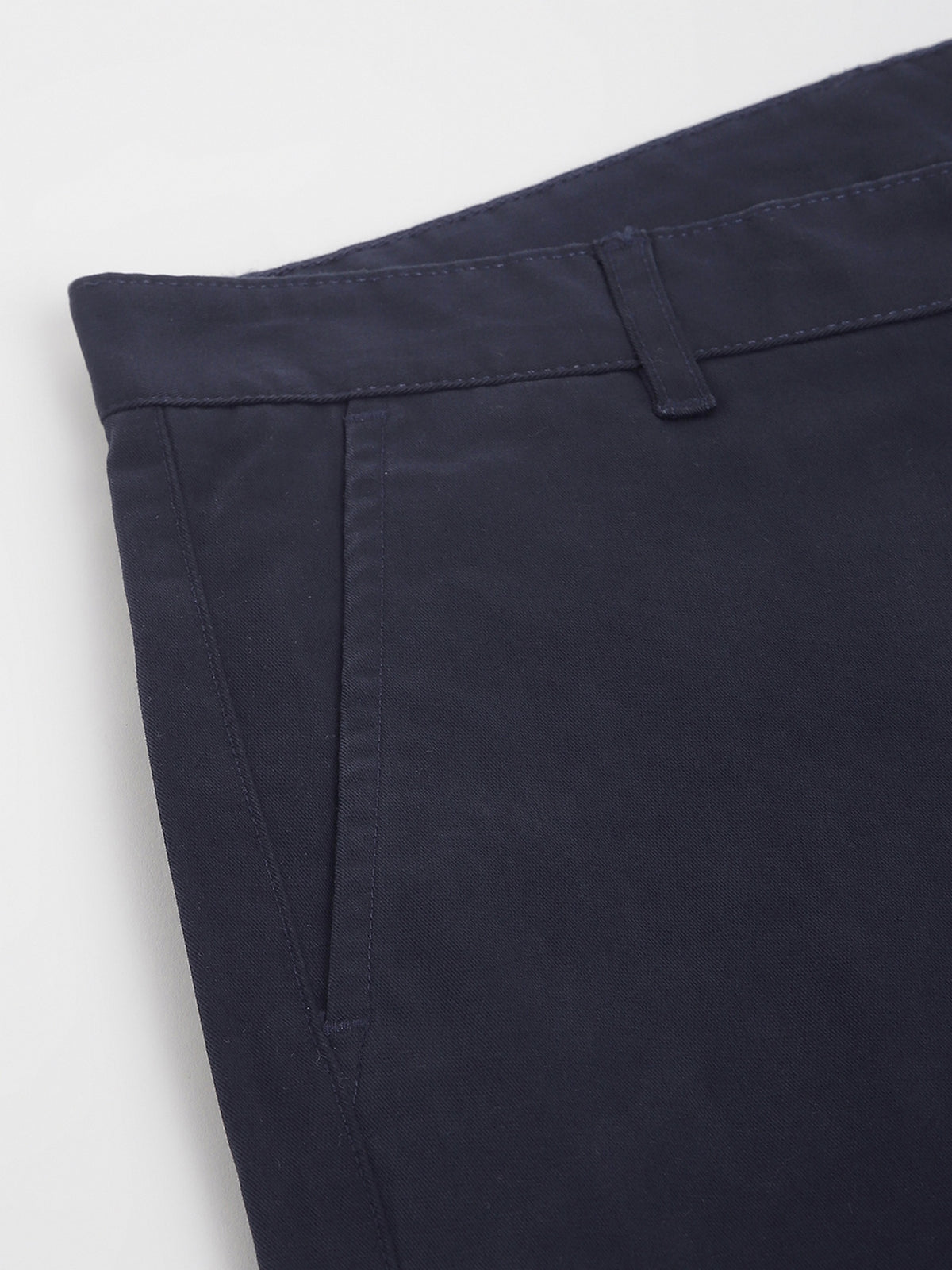 2 Way Stretch Chinos in Navy Blue- Slim Fit
