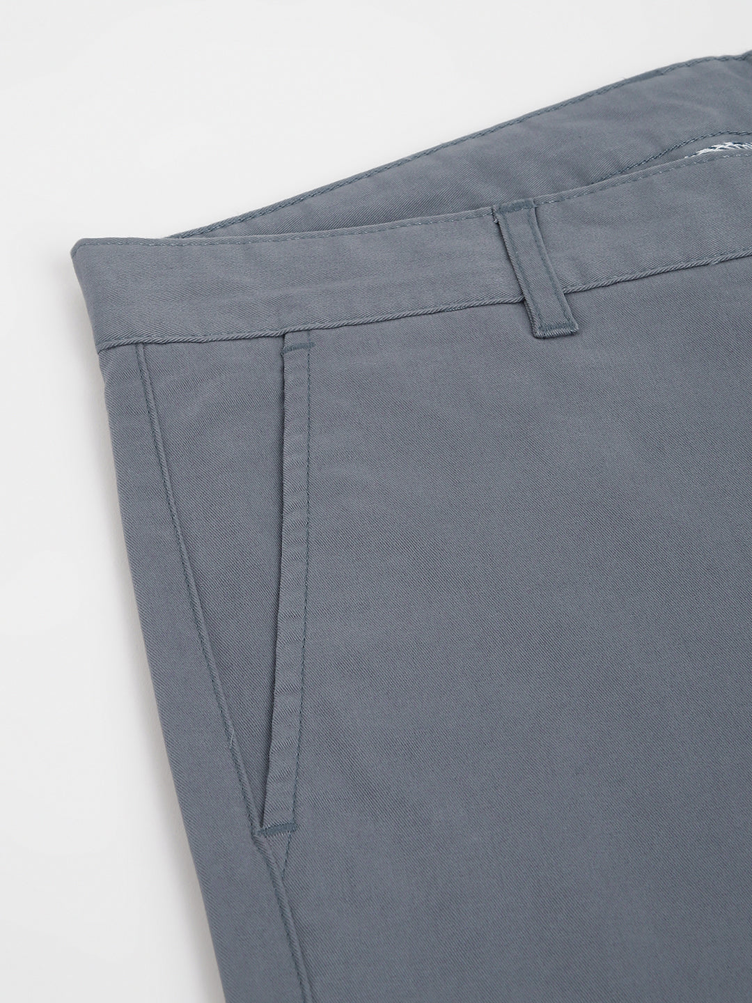 2 Way Stretch Chinos in Slate Grey- Slim Fit