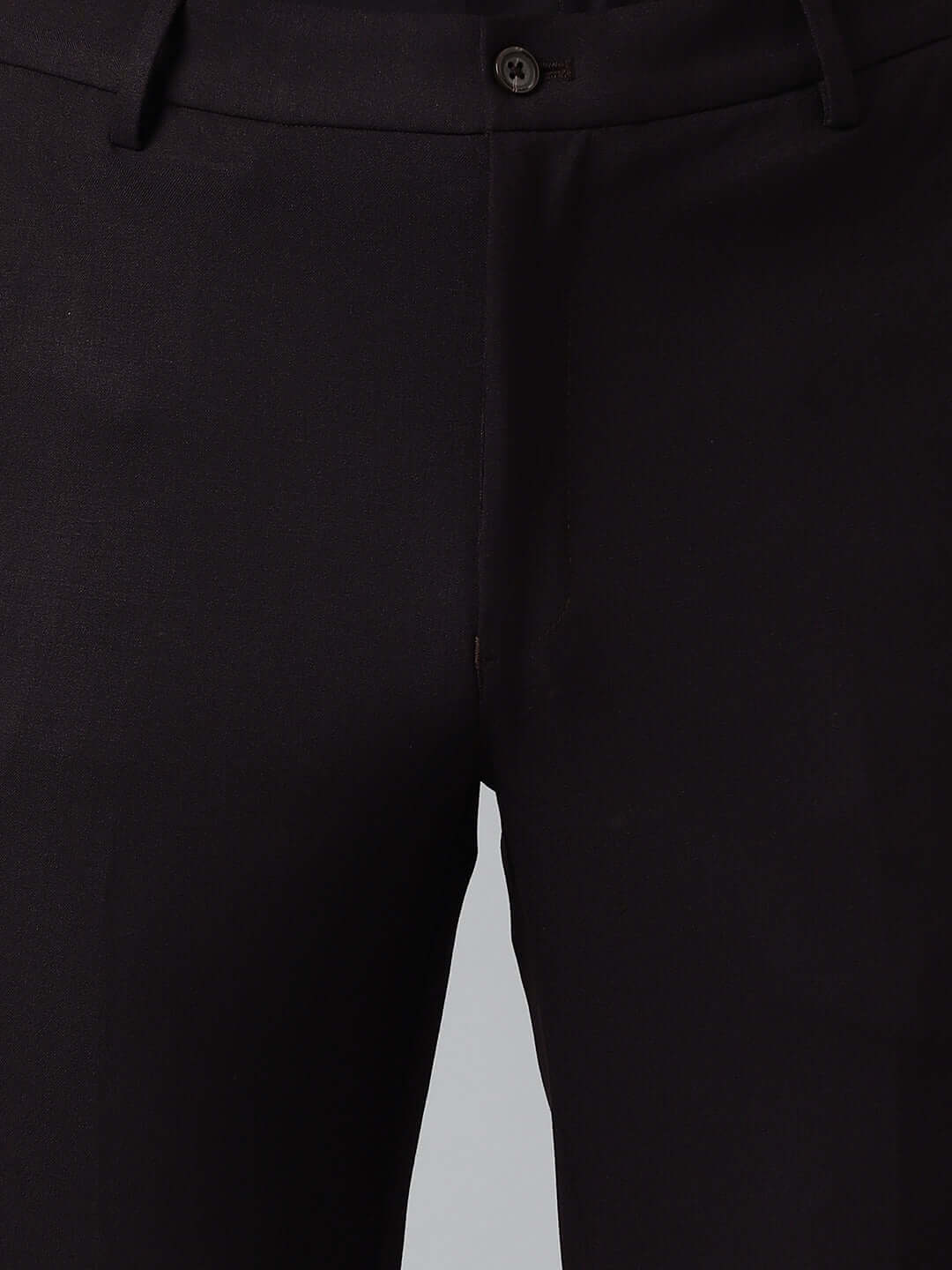 Flex Waist 4-Way Stretch Formal Trousers in Dark Wine- Slim Fit