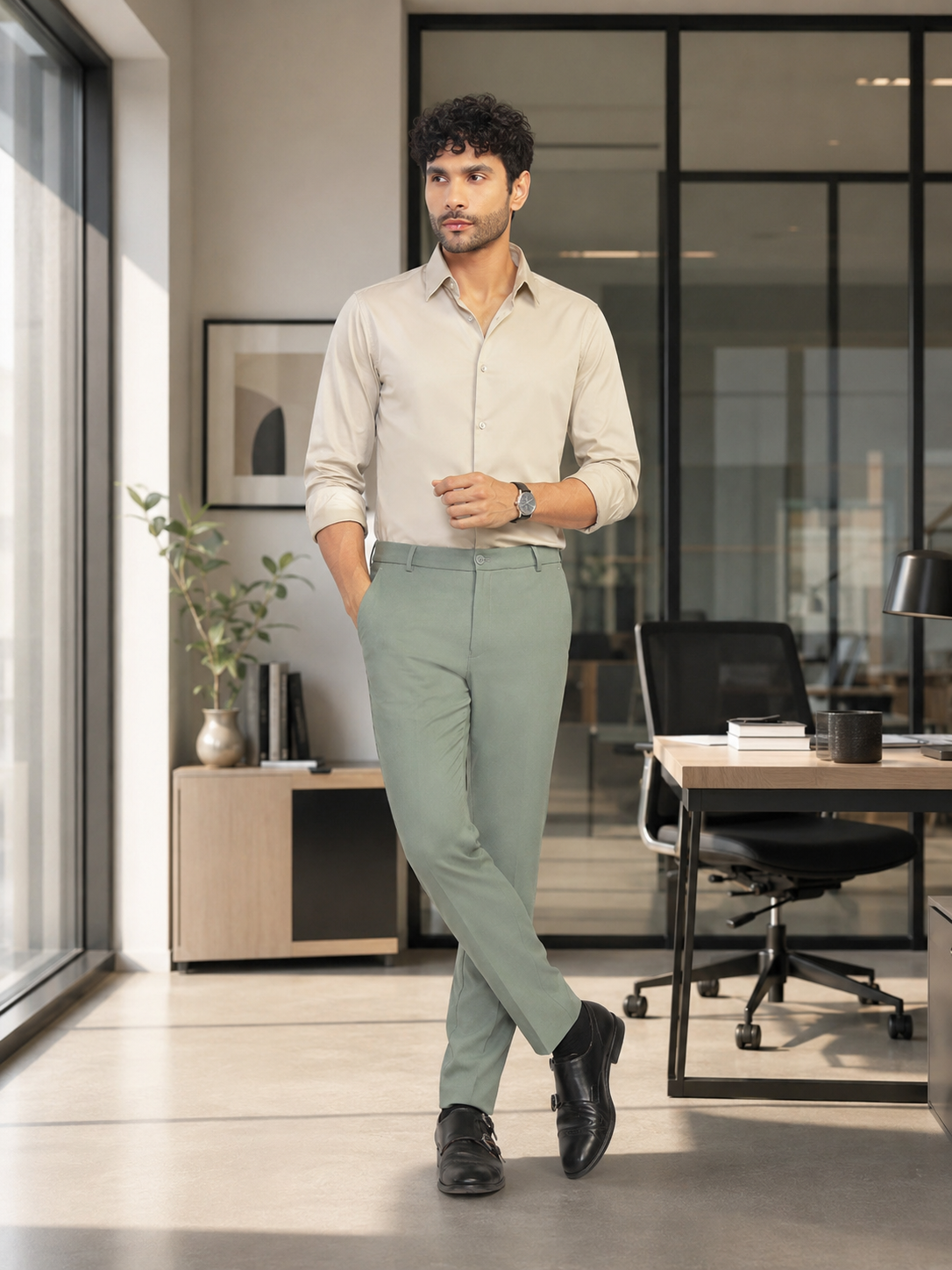 MoveLite™ Trousers in Sage Green