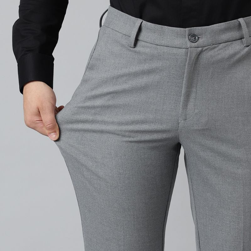 Grey men’s formal trousers