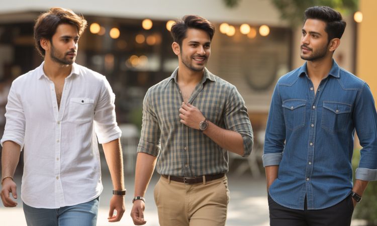 ways to style casual shirts for men