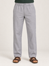 Cotton Linen Casual Pants in Grey