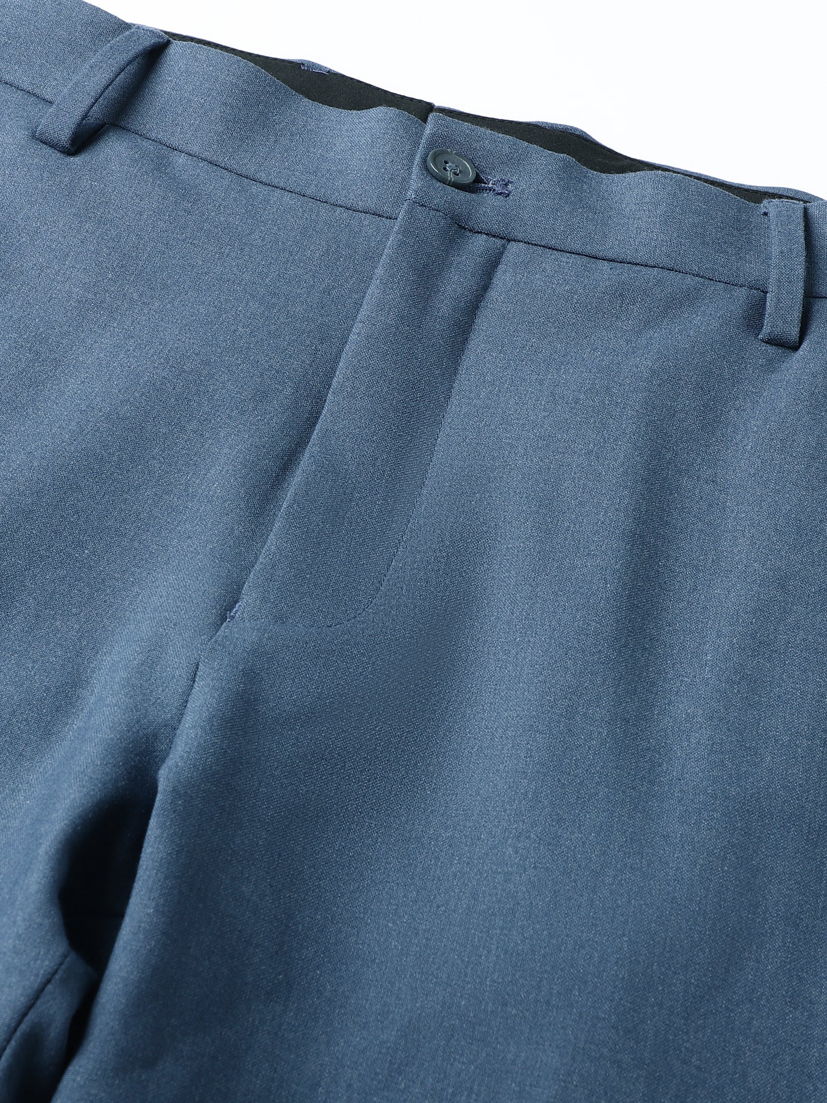 4-Way Stretch Formal Trousers in Steel Blue- Slim Fit