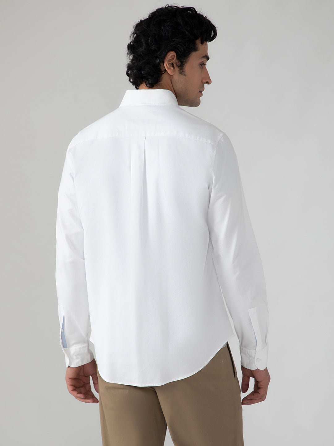 OxfordFlex™ Shirt in White- Comfort Fit