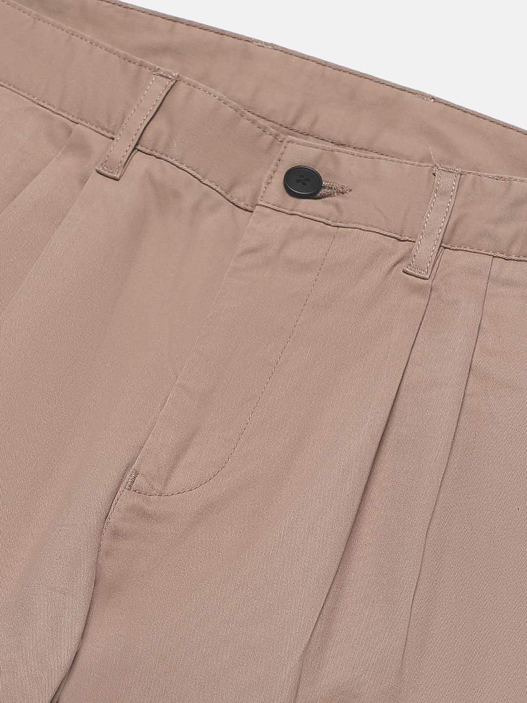 Organic Cotton Stretch Chino in Khaki- Comfort Fit