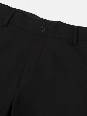 Formal 4 way Stretch Trousers in Black- Slim Fit