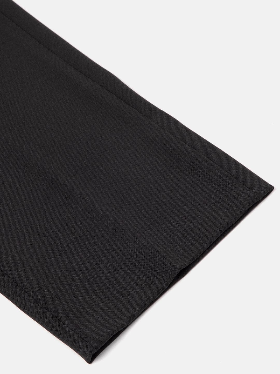 Formal 4 way Stretch Trousers in Charcoal Grey- Slim Fit