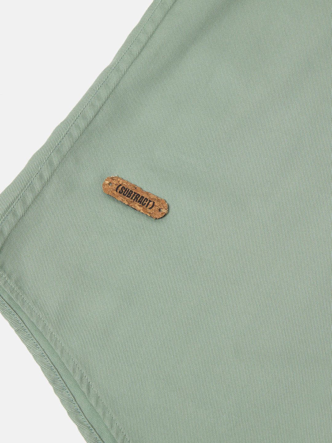Lightweight Tencel Shirt in Mint Green- Slim Fit