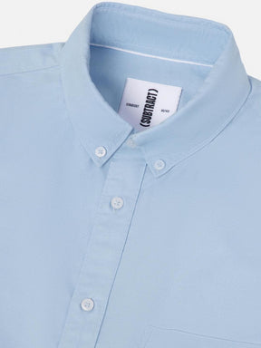 Casual Oxford Shirt in Sky Blue- Comfort Fit