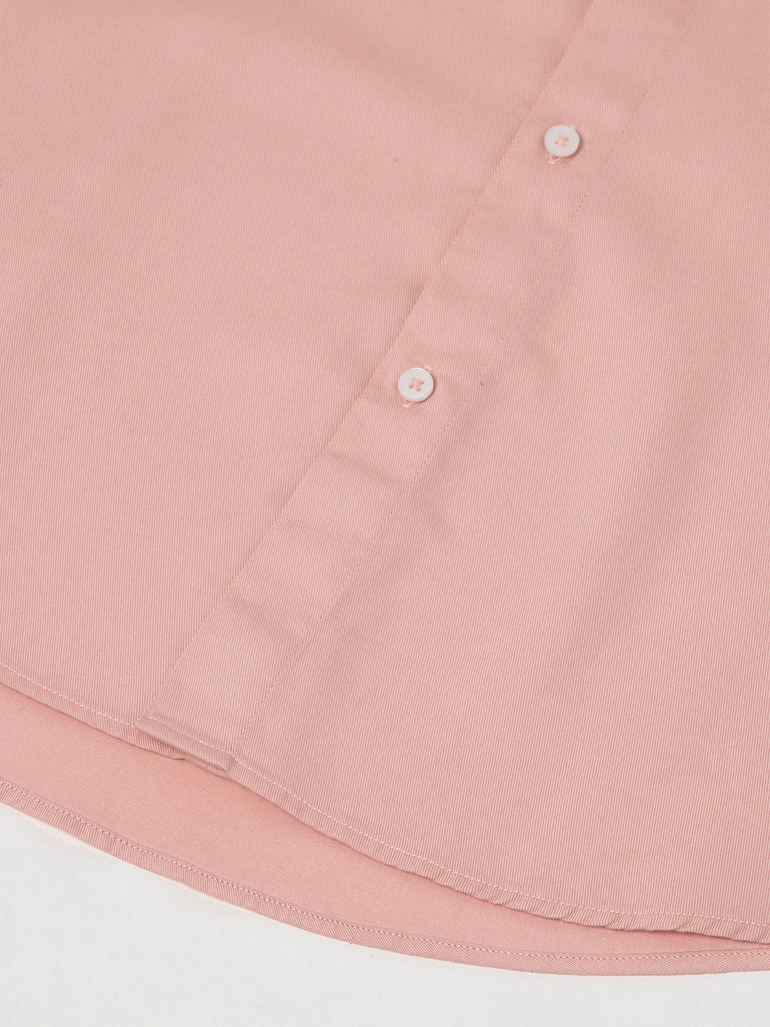 Lightweight Tencel Shirt in Salmon Pink- Slim Fit