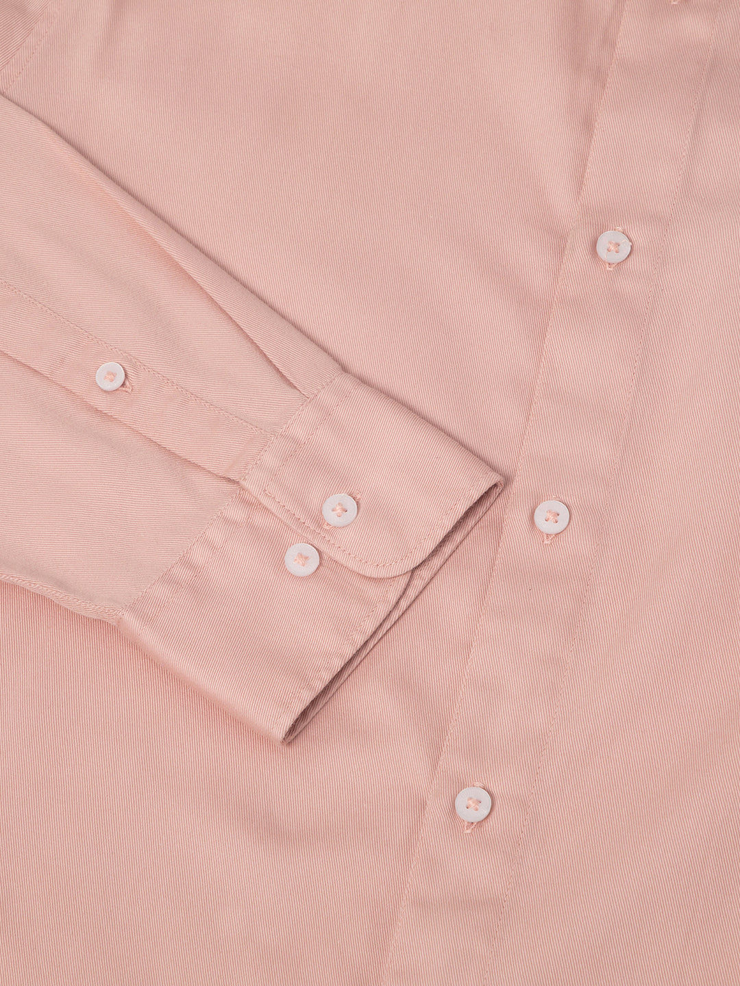 Lightweight Tencel Shirt in Salmon Pink- Slim Fit