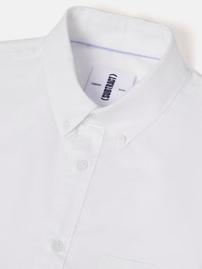 OxfordFlex™ Shirt in White- Comfort Fit