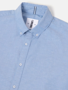 OxfordFlex™ Shirt in Sky Blue-Slim Fit