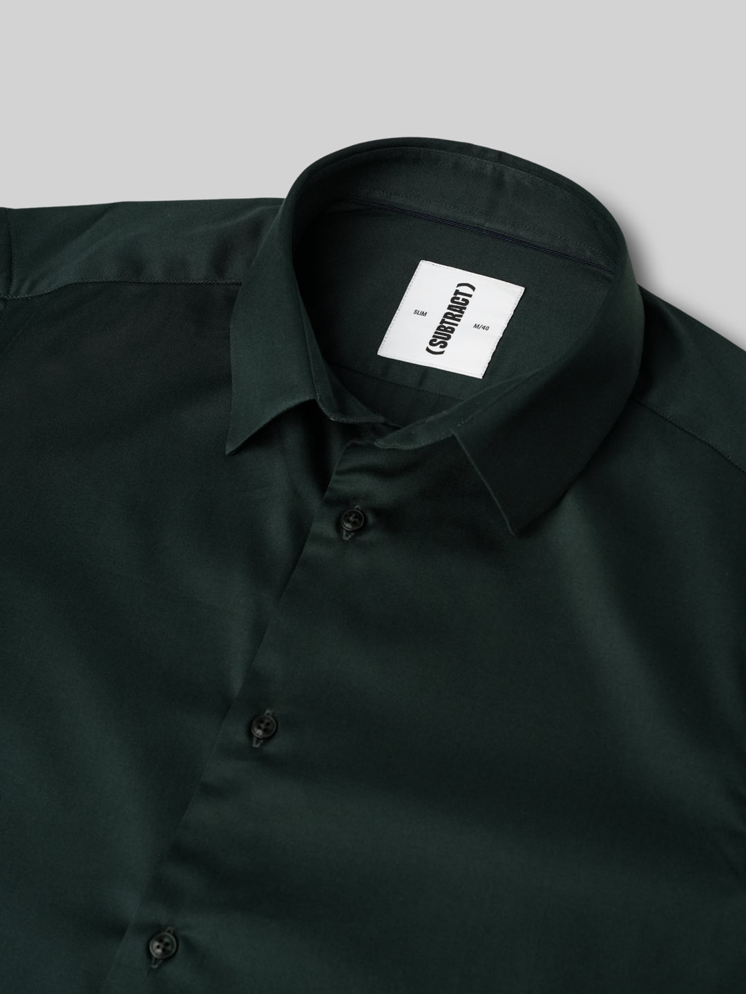 LuxeStretch™ Shirt in Bottle Green