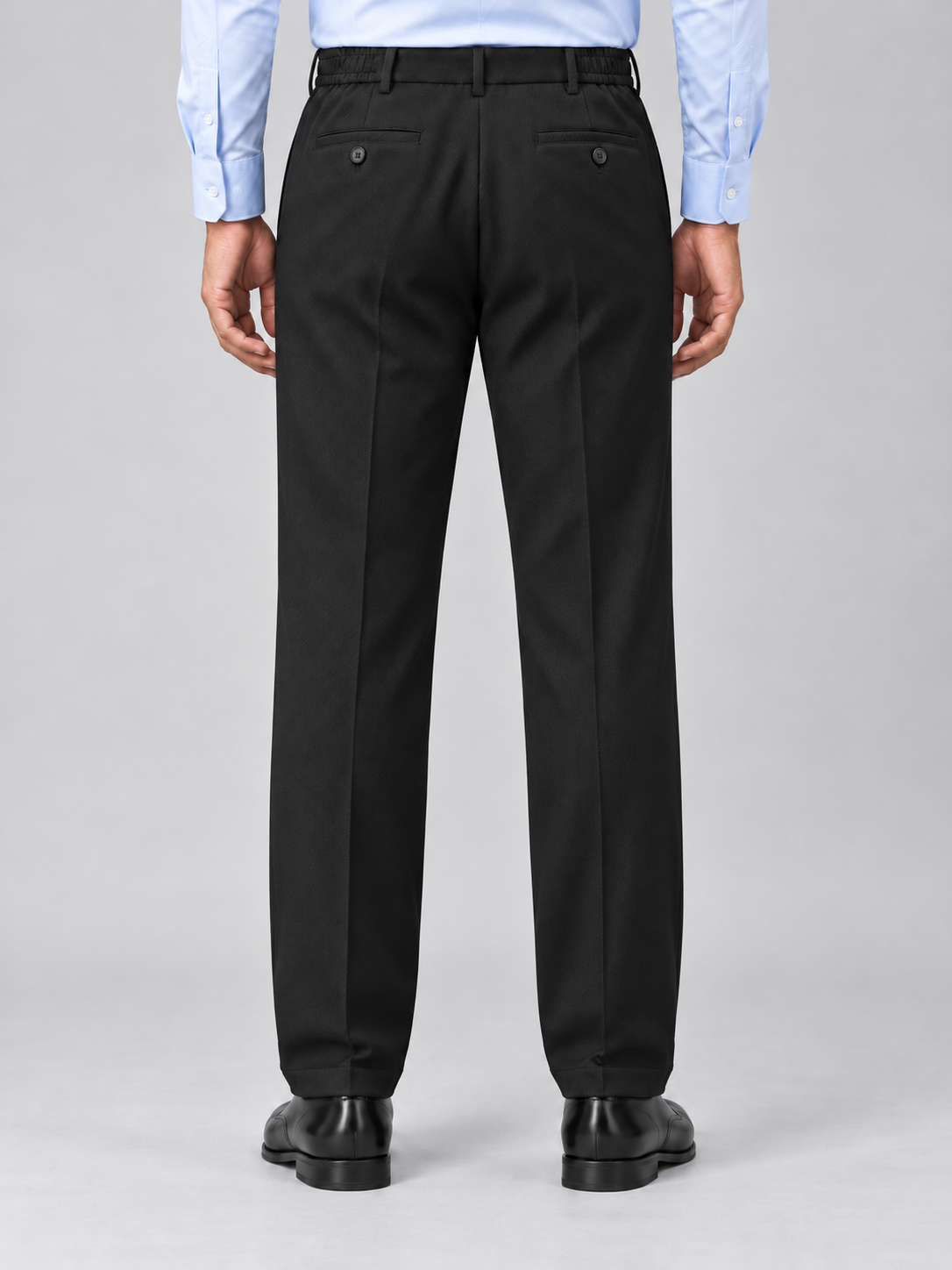 Korean Comfort Fit Pants in Black