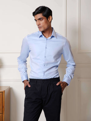 LuxeStretch™ Shirt in Sky Blue