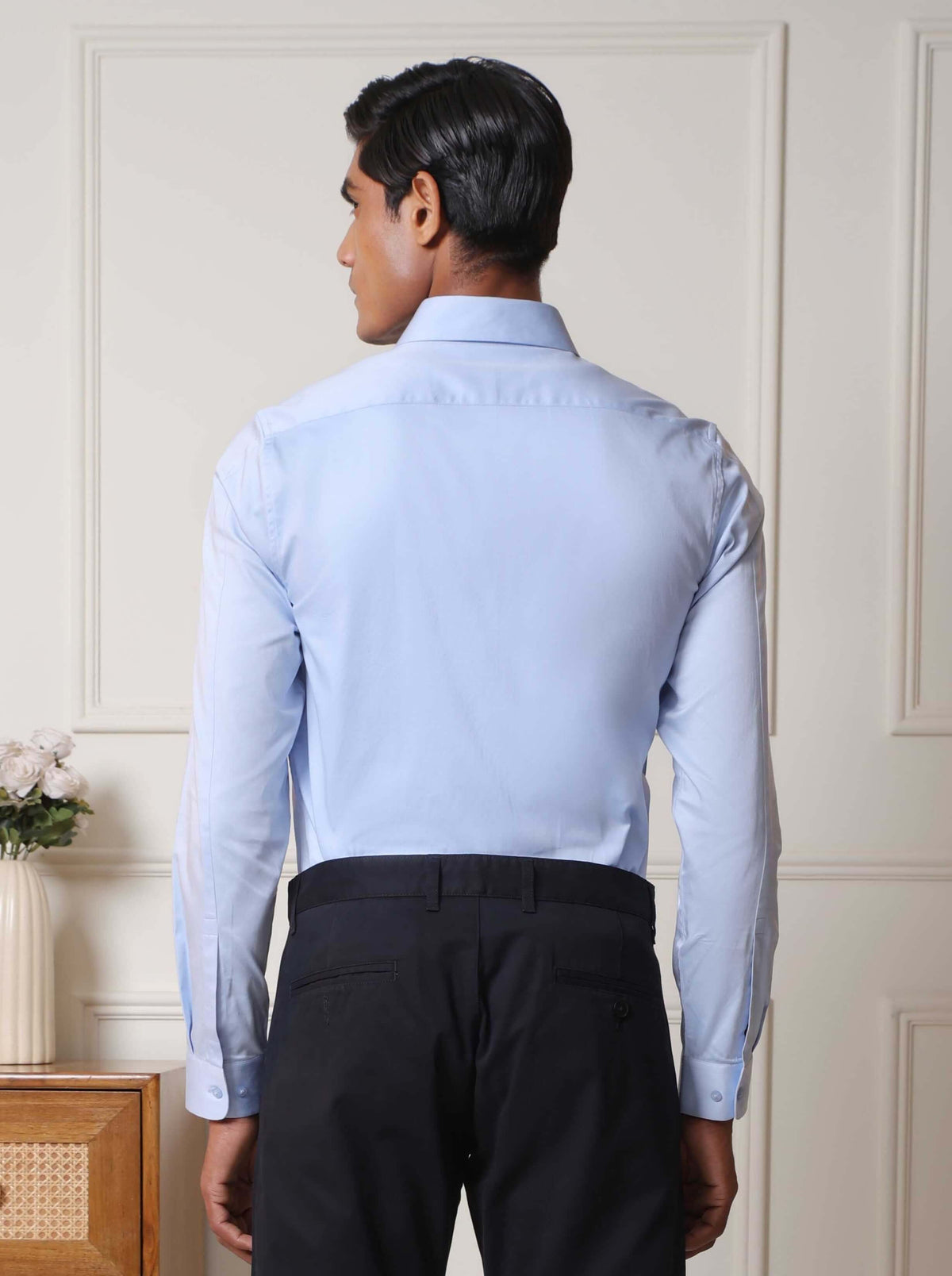 LuxeStretch™ Shirt in Sky Blue
