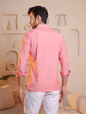 OxfordFlex™ Shirt in Light Red - Slim Fit