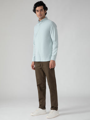 OxfordFlex™ Shirt in Mint Green- Slim Fit