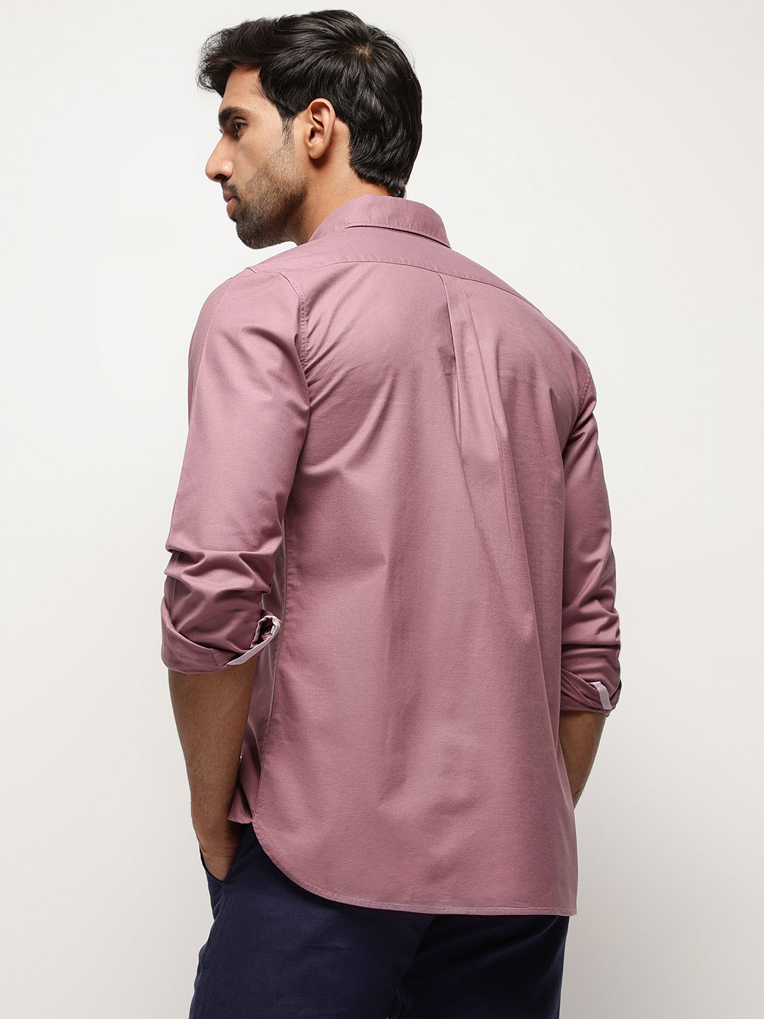 OxfordFlex™ Shirt in Roseberry-Slim Fit