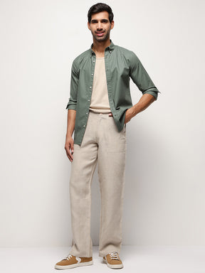 OxfordFlex™ Shirt in Seawood -Slim Fit