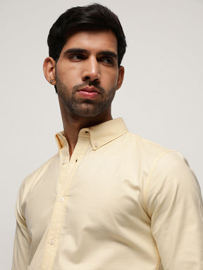 OxfordFlex™ Shirt in Yellow-Slim Fit