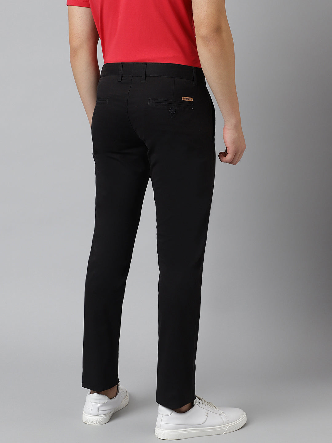 2 Way Stretch Chinos Chino in Black- Slim Fit