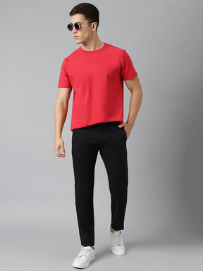 2 Way Stretch Chinos Chino in Black- Slim Fit