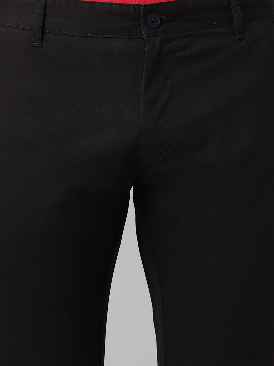 2 Way Stretch Chinos Chino in Black- Slim Fit