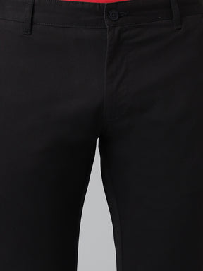 2 Way Stretch Chinos Chino in Black- Slim Fit