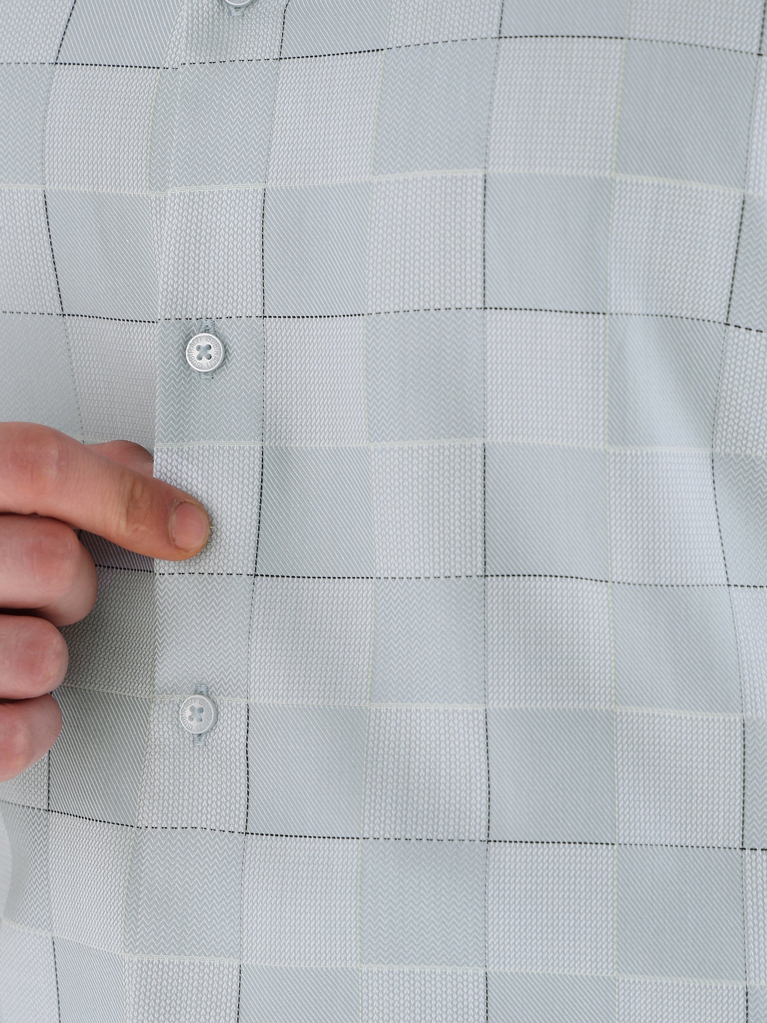 Men Slim Fit Pure Cotton Checked Formal Shirt
