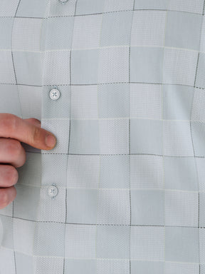 Men Slim Fit Pure Cotton Checked Formal Shirt