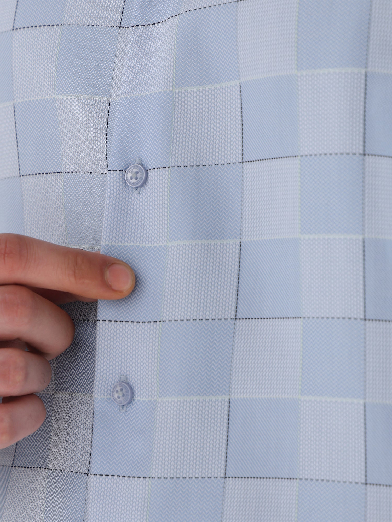 Men Comfort Fit Pure Cotton Checked Formal Shirt