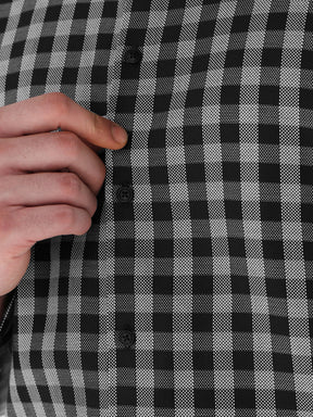 Men Slim Fit Pure Cotton Checked Formal Shirt