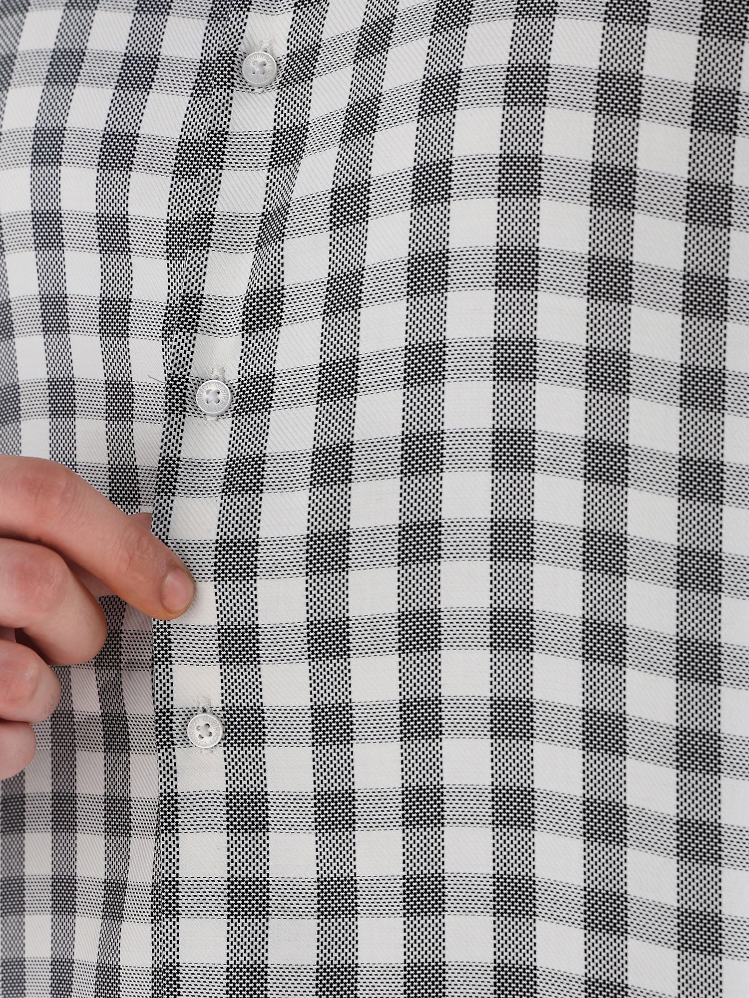 Men Slim Fit Pure Cotton Checked Formal Shirt