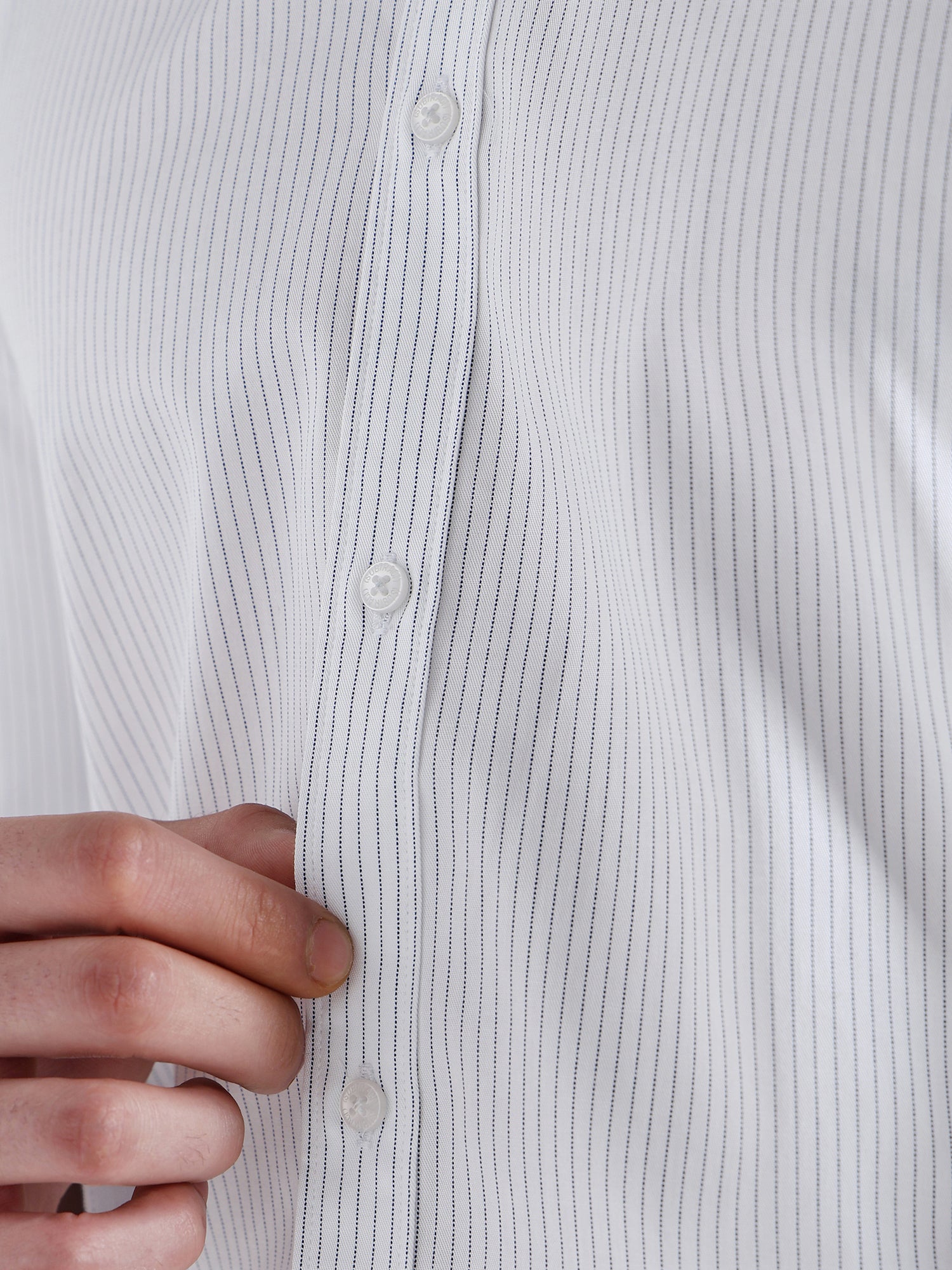 Men Comfort Fit Pure Cotton Striped Formal Shirt