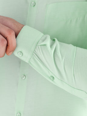 Men Slim Fit Cotton Rich Solid Formal Shirt