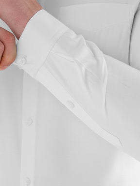 Men Slim Fit Cotton Rich Solid Formal Shirt