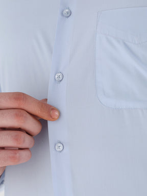 Men Slim Fit Extra Soft Solid Formal Shirt