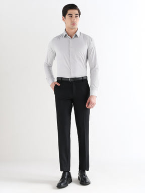 Men Slim Fit Extra Soft Solid Formal Shirt