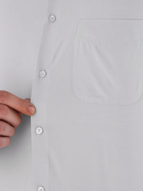Men Slim Fit Extra Soft Solid Formal Shirt
