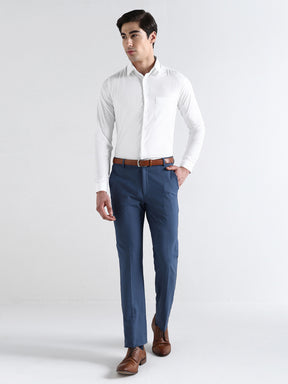 Men Slim Fit Extra Soft Solid Formal Shirt