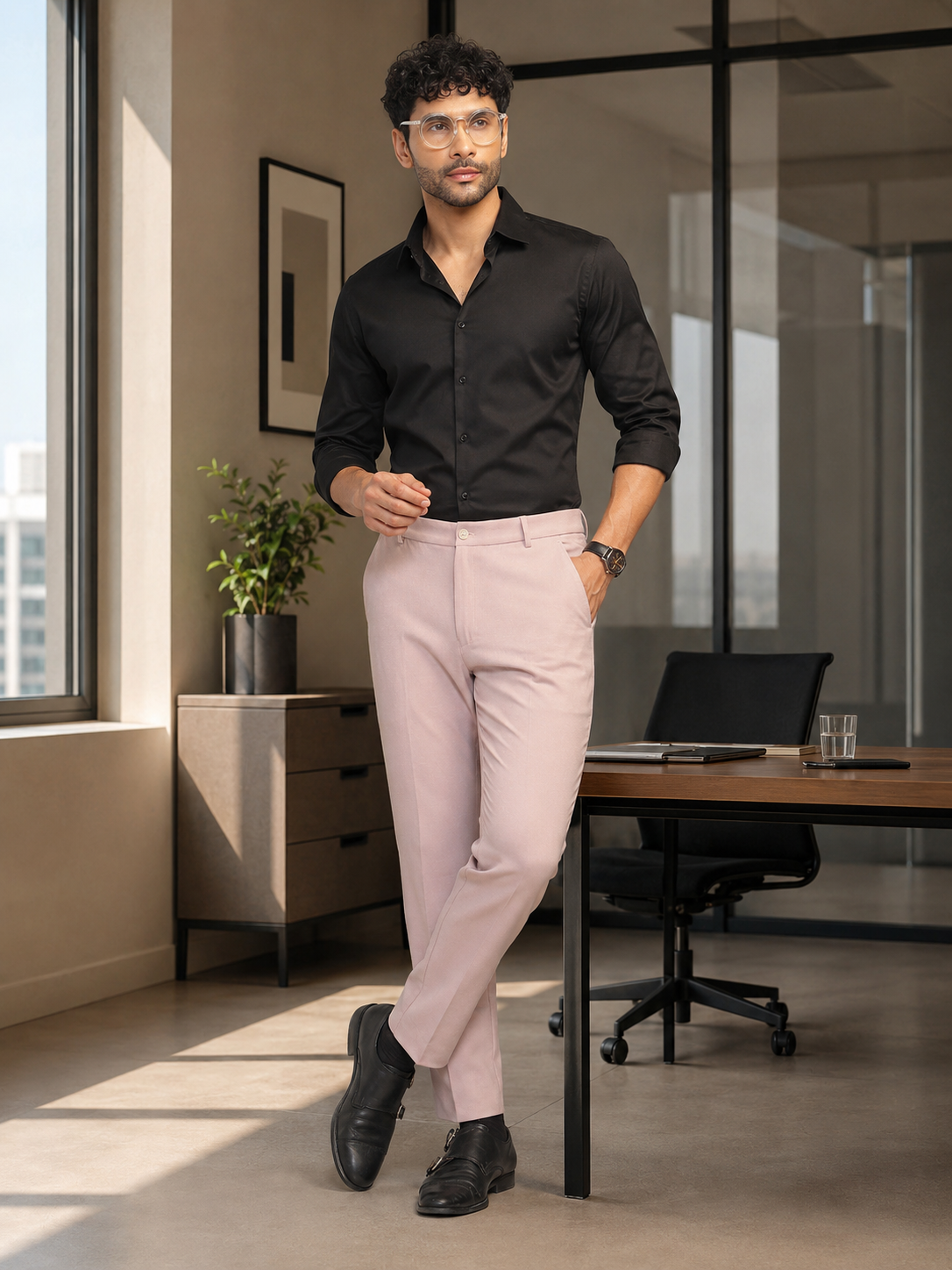 MoveLite™ Trousers in Light Peach