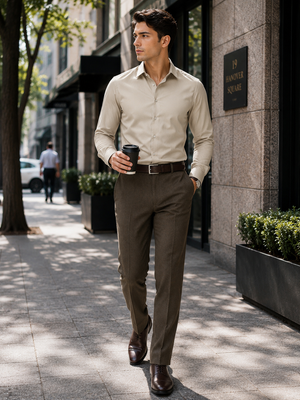MoveLite™ Trousers in Oak Brown
