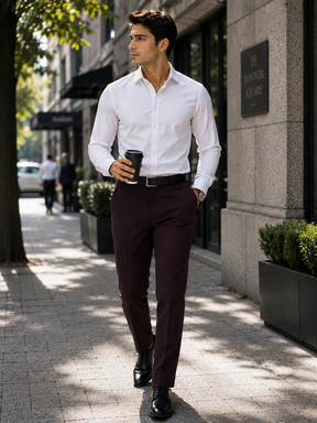 MoveLite™ Trousers in Dark Wine