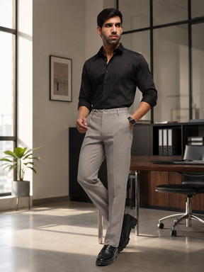 MoveLite™ Striped Trousers in Light Brown